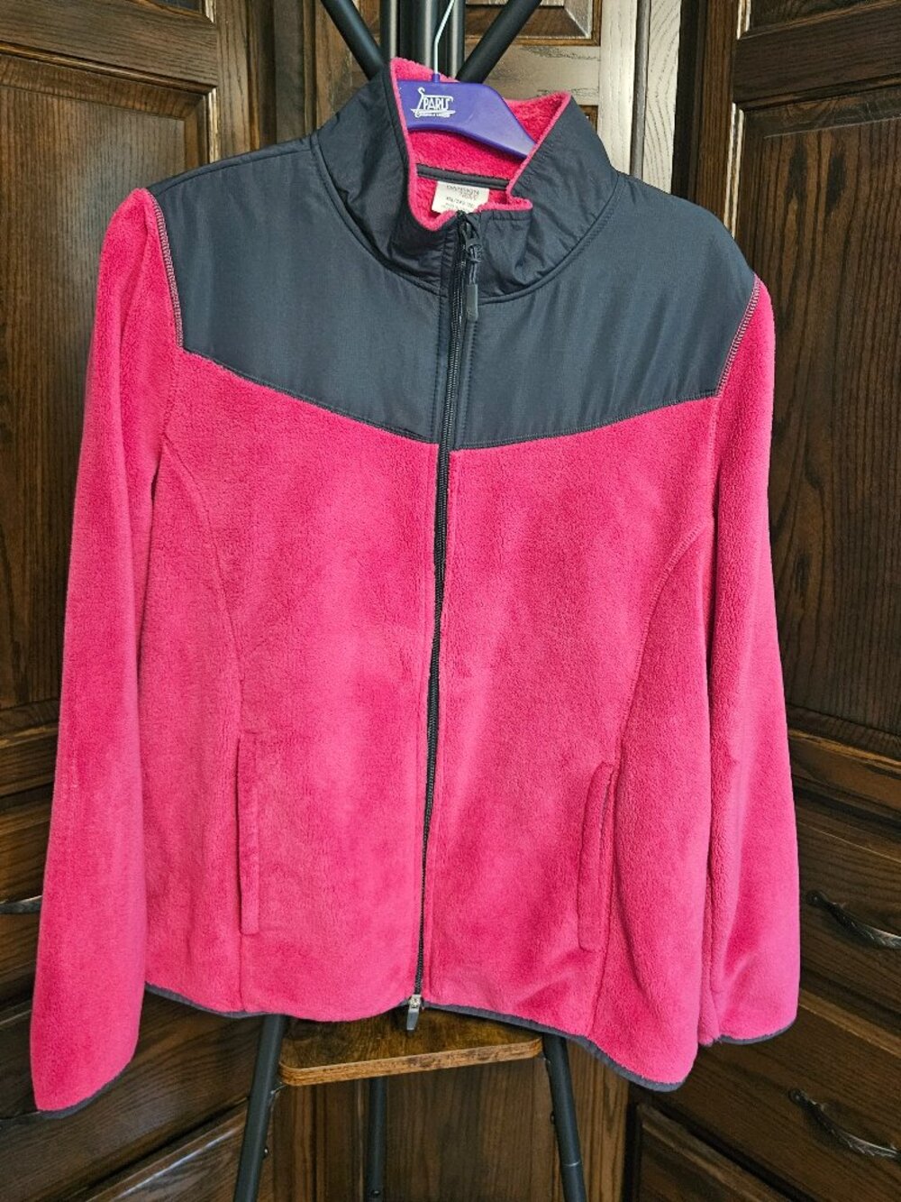 Danskin Now Magenta Pink Fleece Full Zip Jacket Women’s 2X XXL